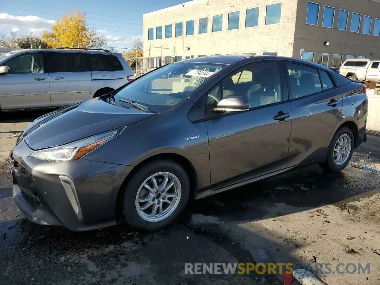 1 fotografías del automóvil dañado JTDL9MFU9M3027061 TOYOTA PRIUS 2021