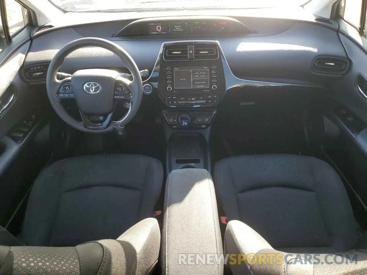 8 fotografías del automóvil dañado JTDL9MFU9M3027061 TOYOTA PRIUS 2021