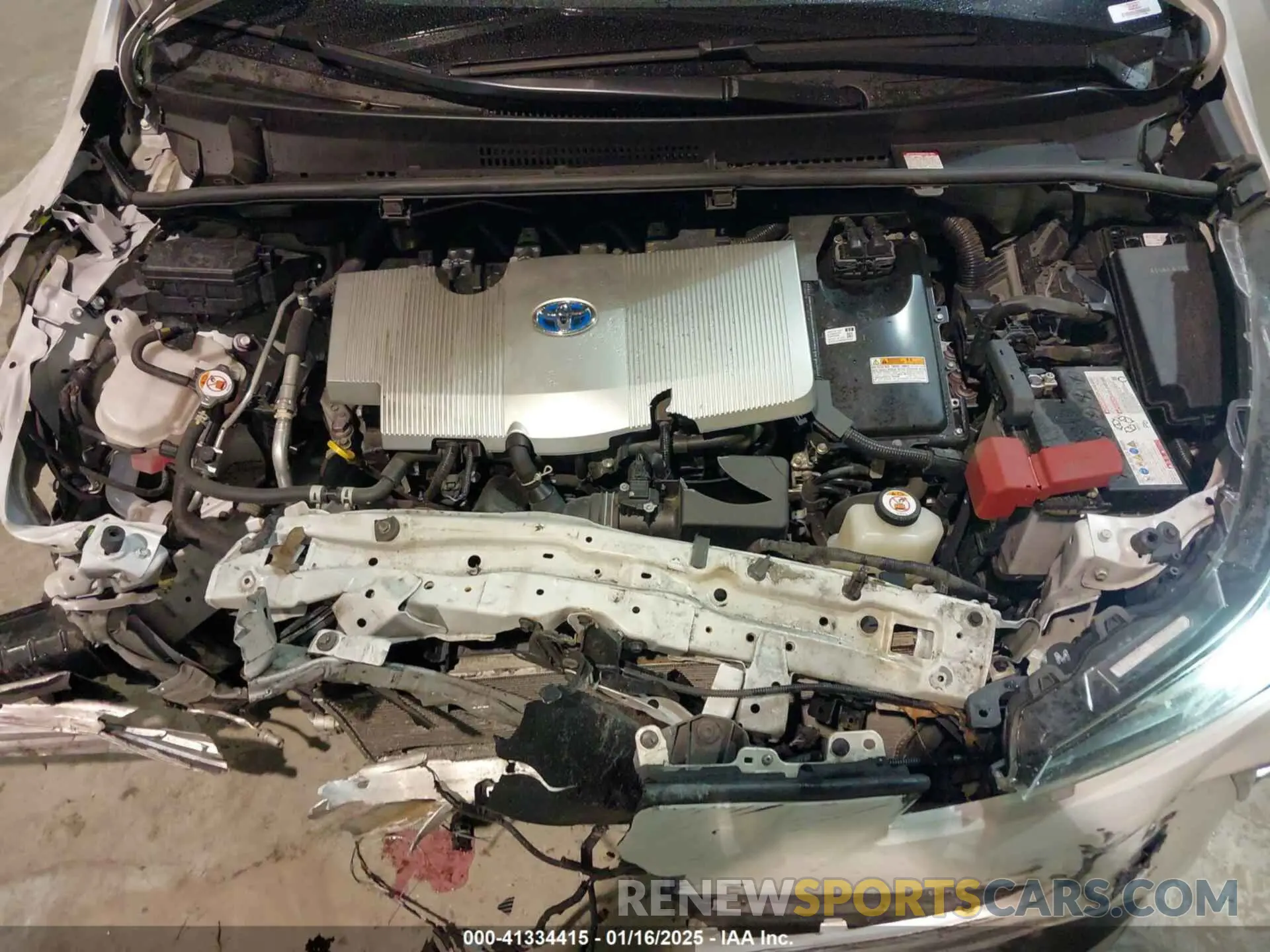 10 fotografías del automóvil dañado JTDL9MFU9M3027349 TOYOTA PRIUS 2021