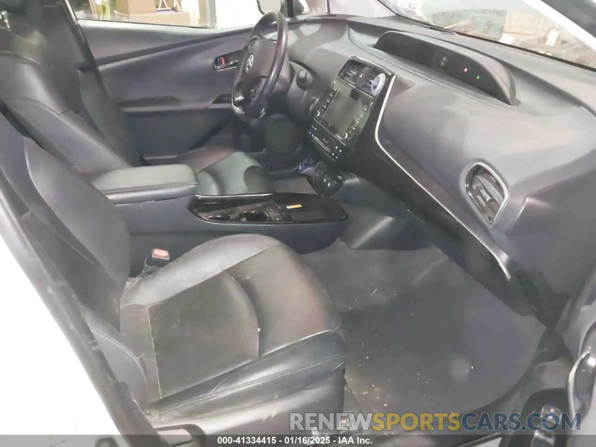 5 fotografías del automóvil dañado JTDL9MFU9M3027349 TOYOTA PRIUS 2021
