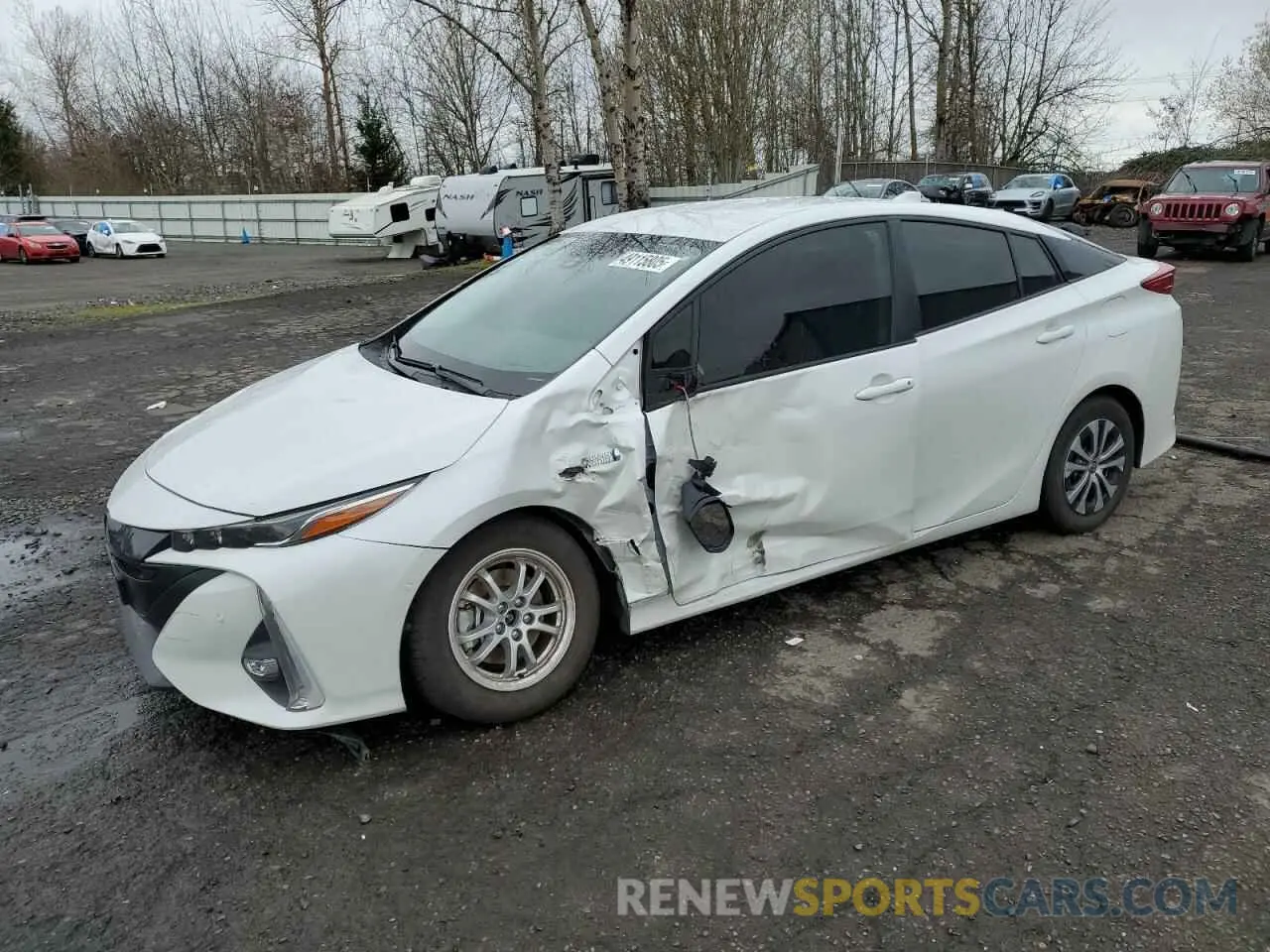 1 fotografías del automóvil dañado JTDKAMFP0N3205888 TOYOTA PRIUS 2022