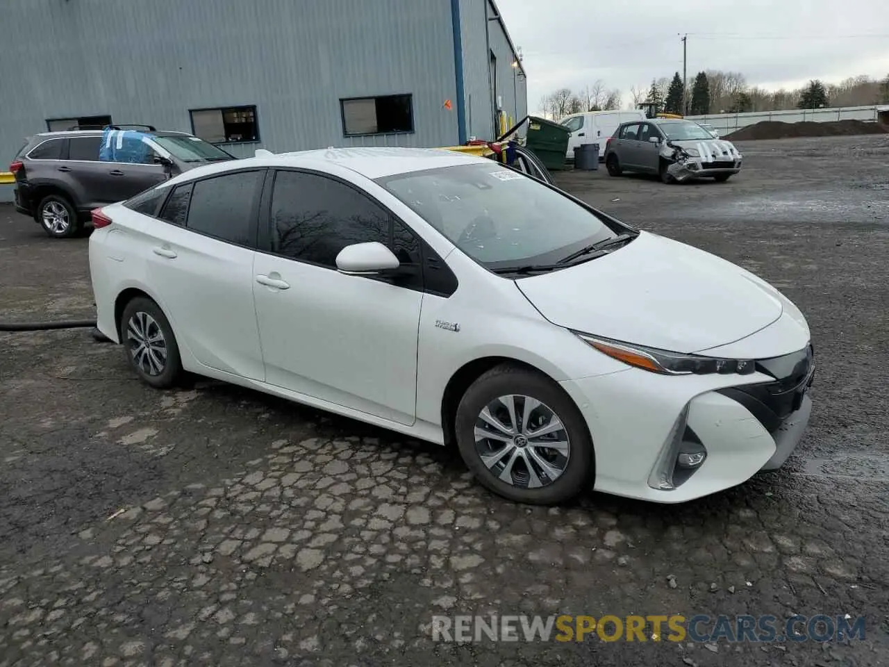 4 fotografías del automóvil dañado JTDKAMFP0N3205888 TOYOTA PRIUS 2022