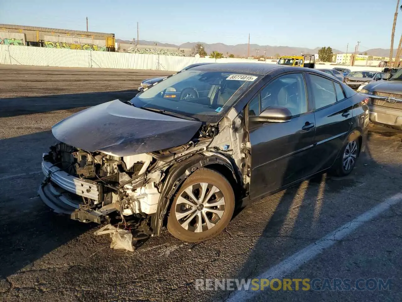 1 fotografías del automóvil dañado JTDKAMFP0N3208001 TOYOTA PRIUS 2022
