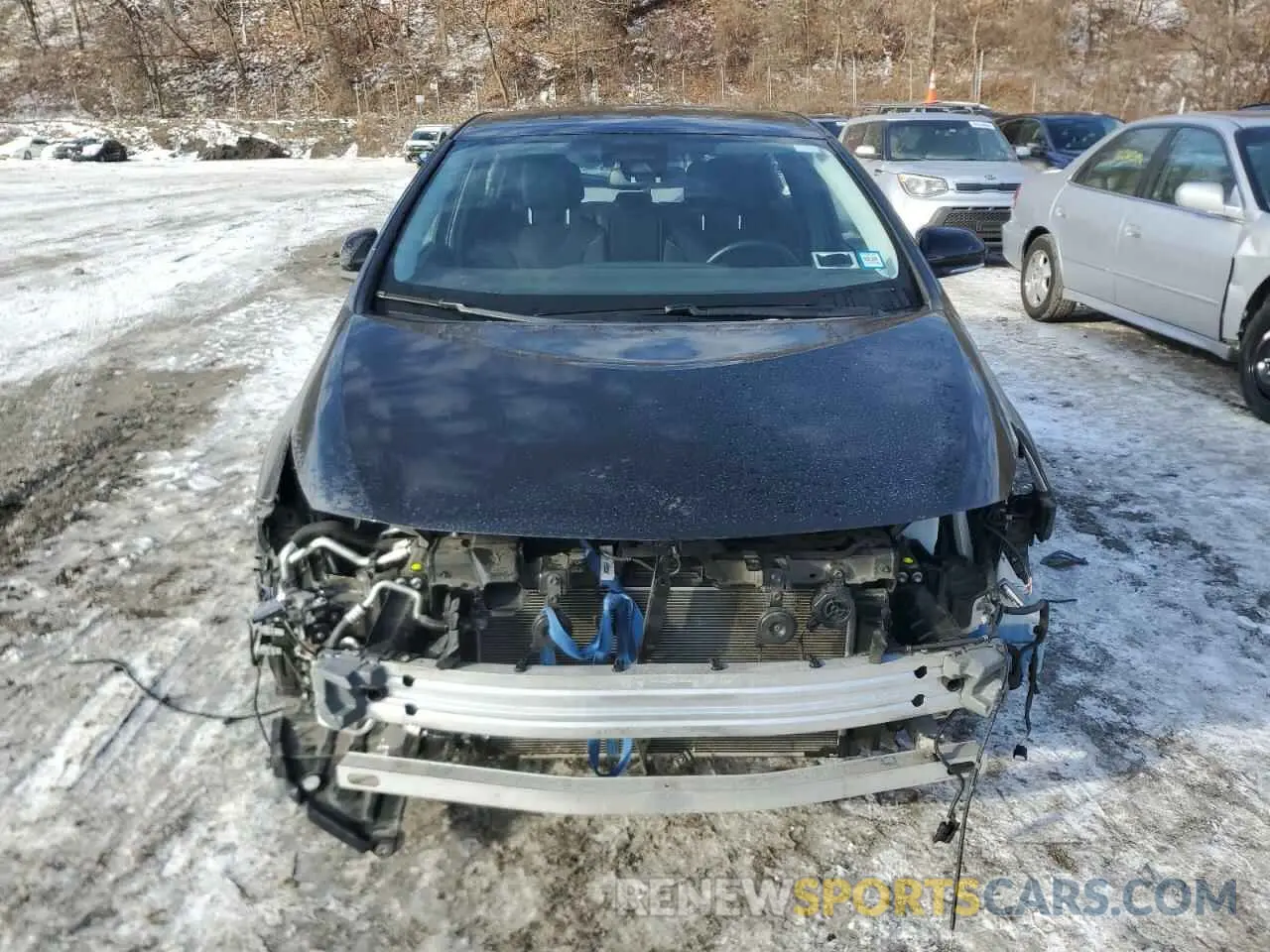 5 fotografías del automóvil dañado JTDKAMFP0N3209777 TOYOTA PRIUS 2022