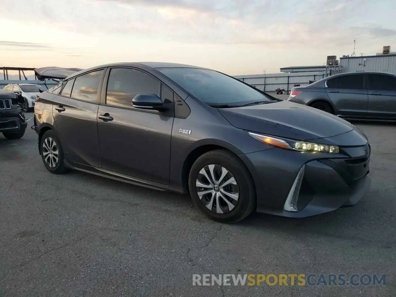 4 fotografías del automóvil dañado JTDKAMFP0N3228104 TOYOTA PRIUS 2022