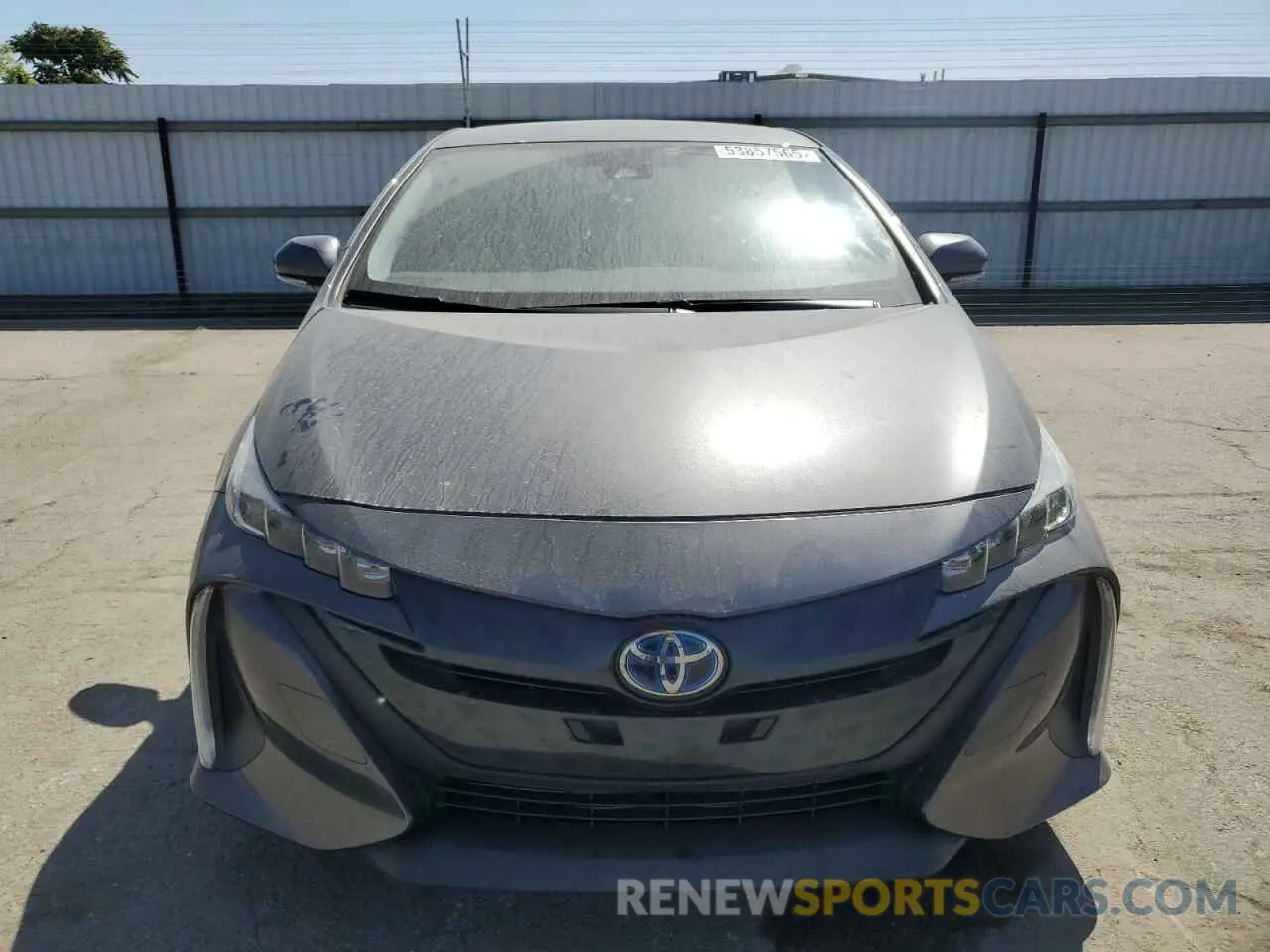 5 fotografías del automóvil dañado JTDKAMFP0N3228104 TOYOTA PRIUS 2022