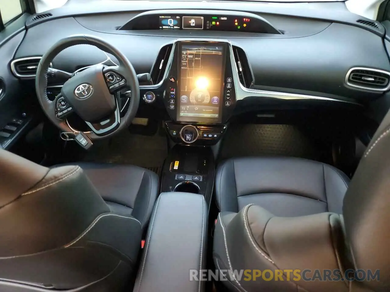 8 fotografías del automóvil dañado JTDKAMFP0N3228104 TOYOTA PRIUS 2022