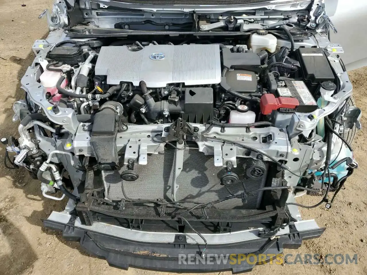 11 fotografías del automóvil dañado JTDKAMFP2N3223311 TOYOTA PRIUS 2022