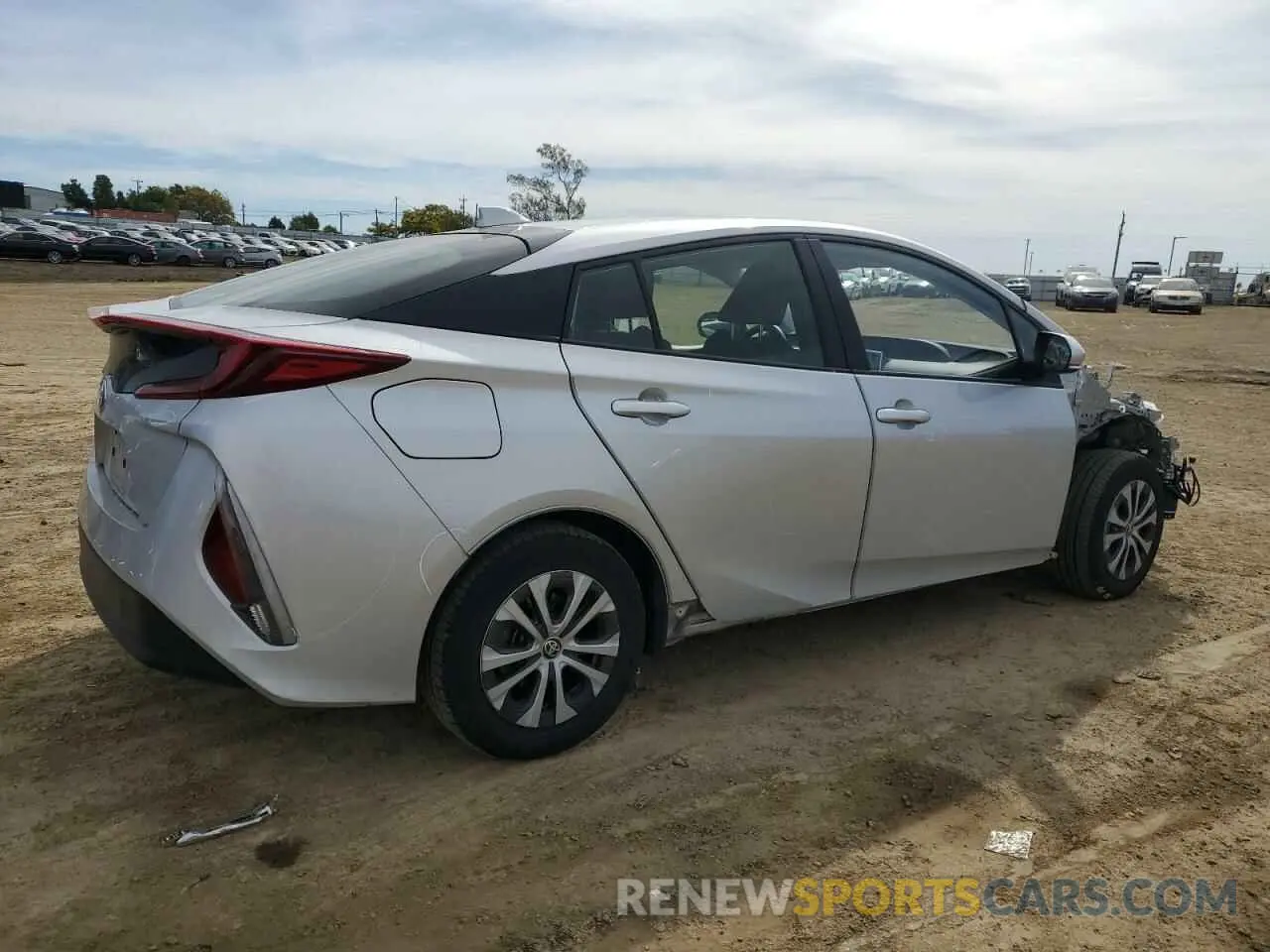 3 fotografías del automóvil dañado JTDKAMFP2N3223311 TOYOTA PRIUS 2022