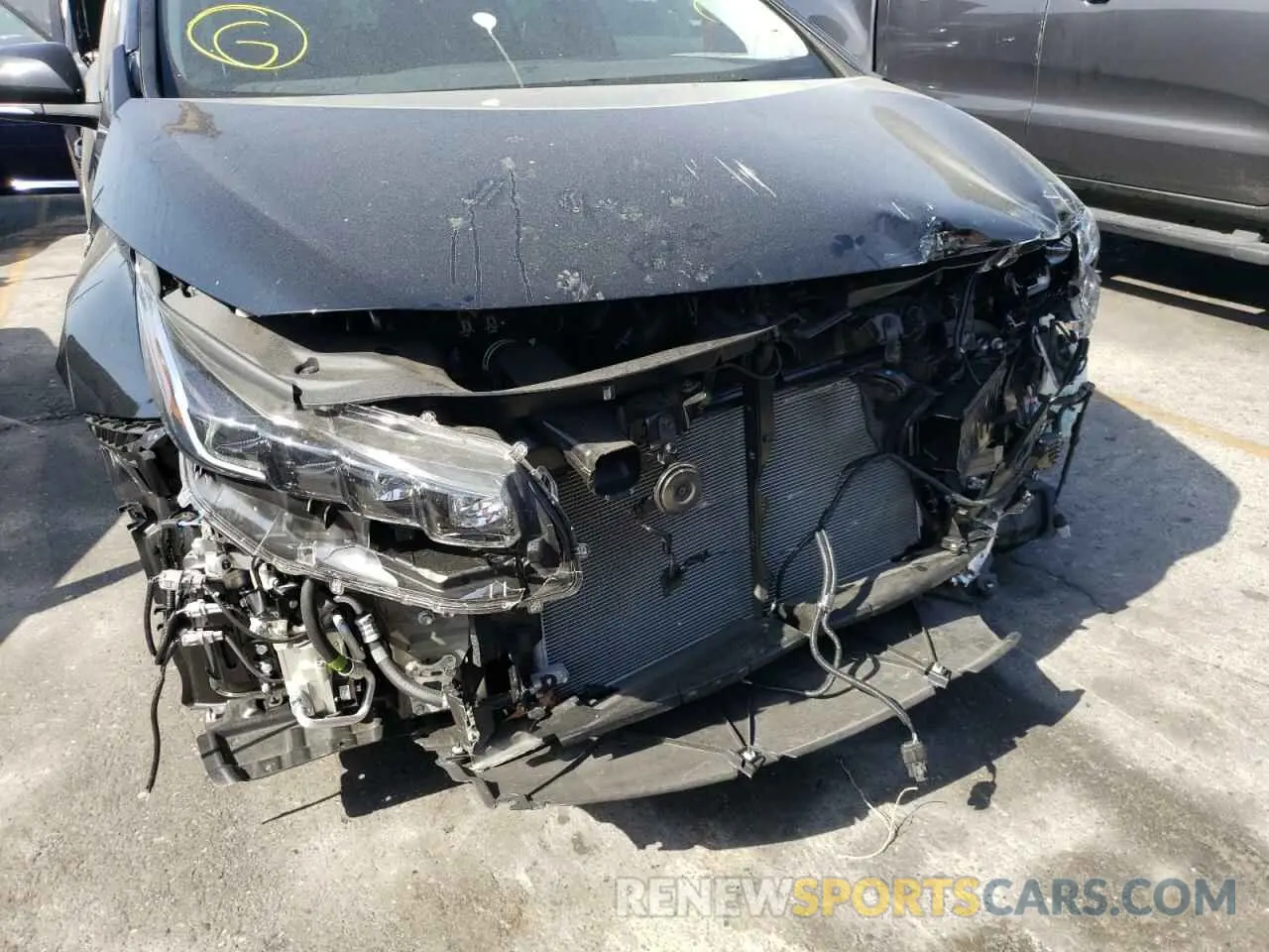 9 fotografías del automóvil dañado JTDKAMFP3N3202273 TOYOTA PRIUS 2022