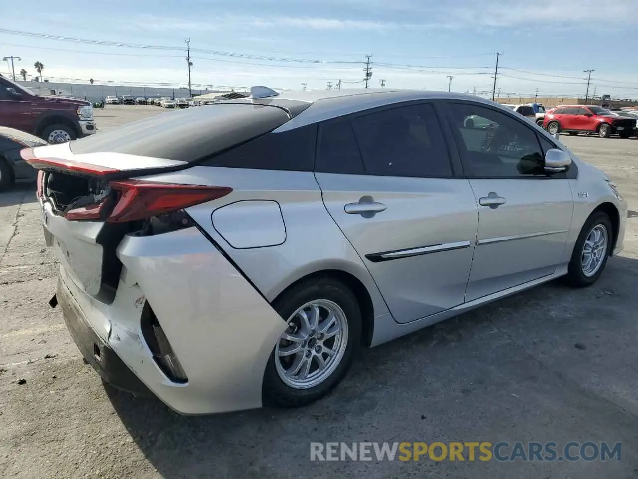 3 fotografías del automóvil dañado JTDKAMFP4N3200001 TOYOTA PRIUS 2022