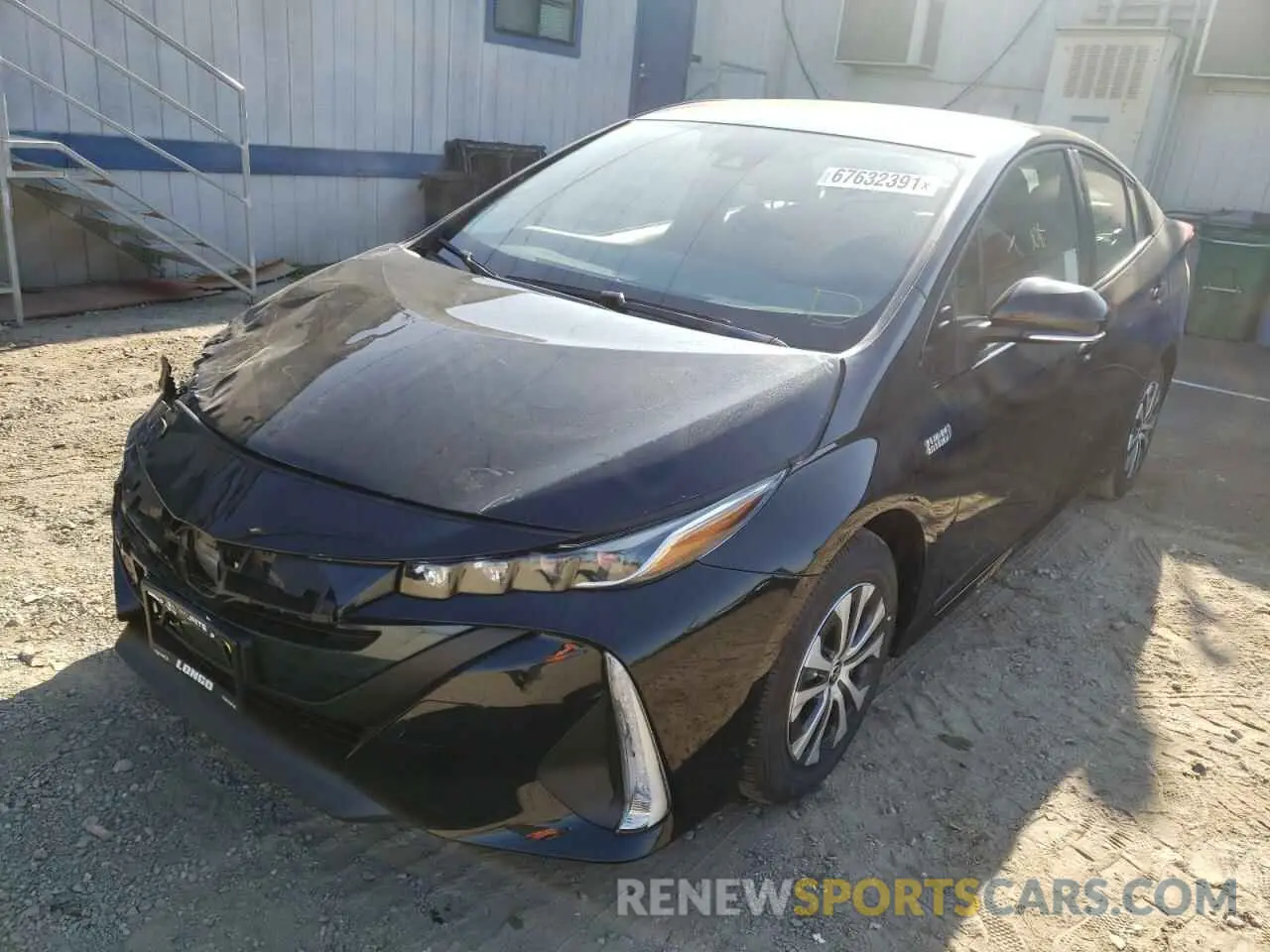 2 fotografías del automóvil dañado JTDKAMFP4N3203268 TOYOTA PRIUS 2022