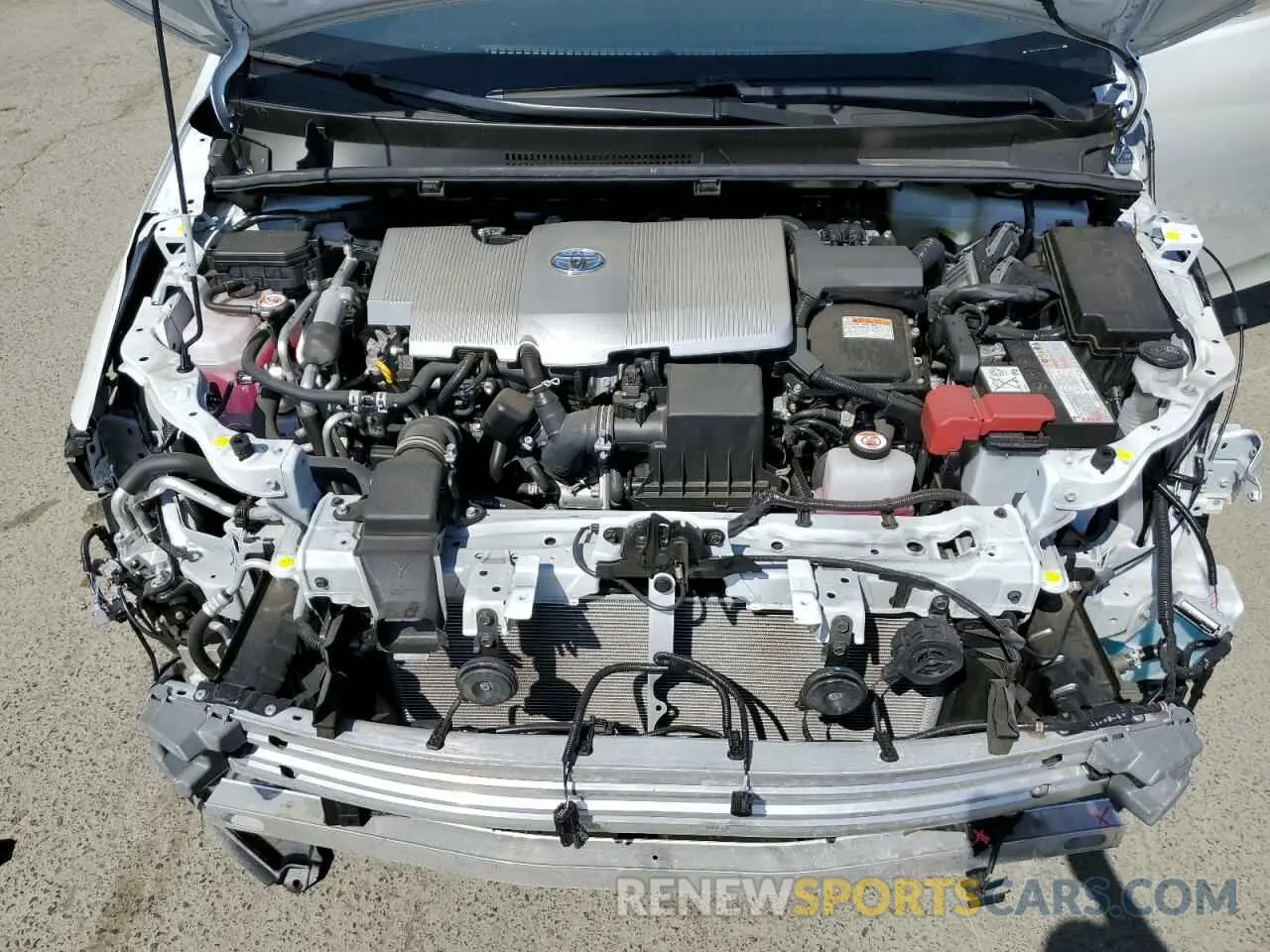 11 fotografías del automóvil dañado JTDKAMFP4N3210219 TOYOTA PRIUS 2022