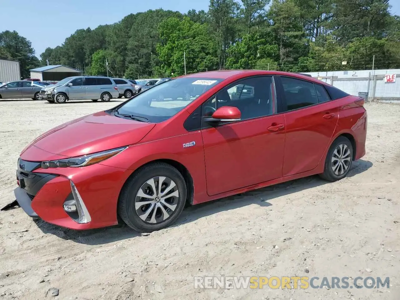 1 fotografías del automóvil dañado JTDKAMFP5N3204588 TOYOTA PRIUS 2022