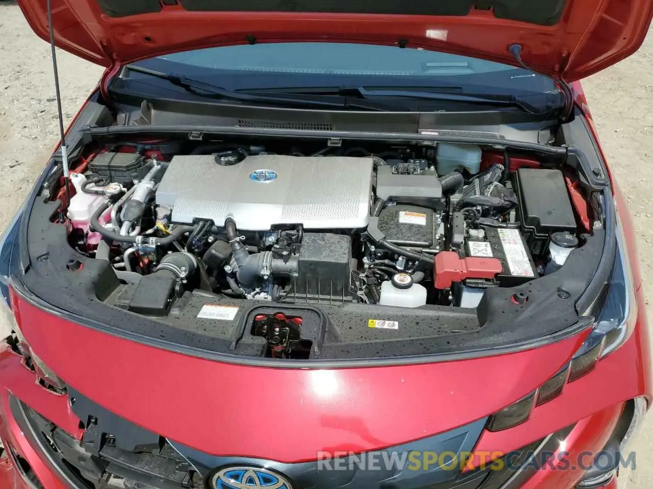 11 fotografías del automóvil dañado JTDKAMFP5N3204588 TOYOTA PRIUS 2022