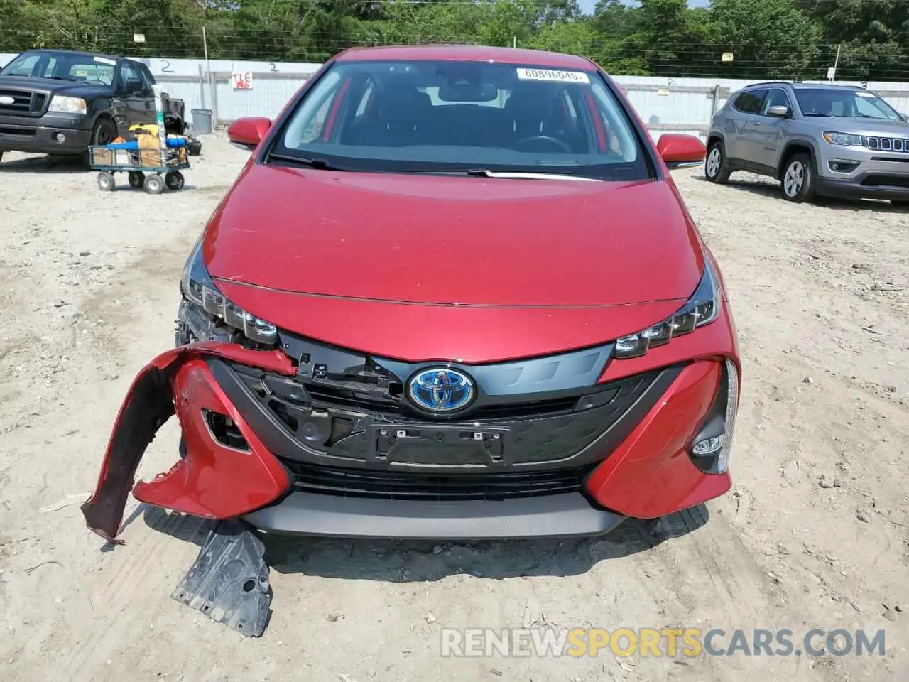 5 fotografías del automóvil dañado JTDKAMFP5N3204588 TOYOTA PRIUS 2022