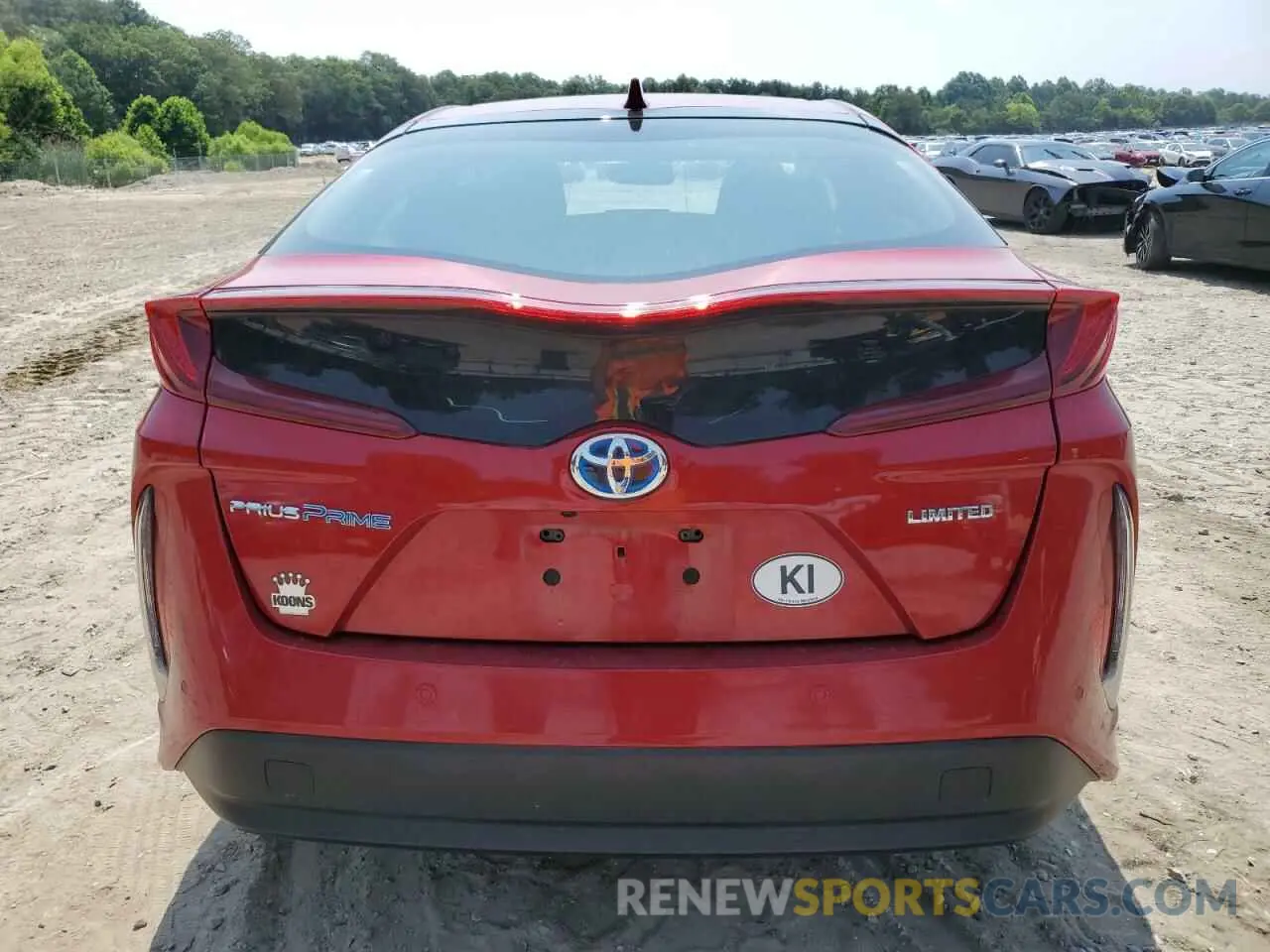 6 fotografías del automóvil dañado JTDKAMFP5N3204588 TOYOTA PRIUS 2022