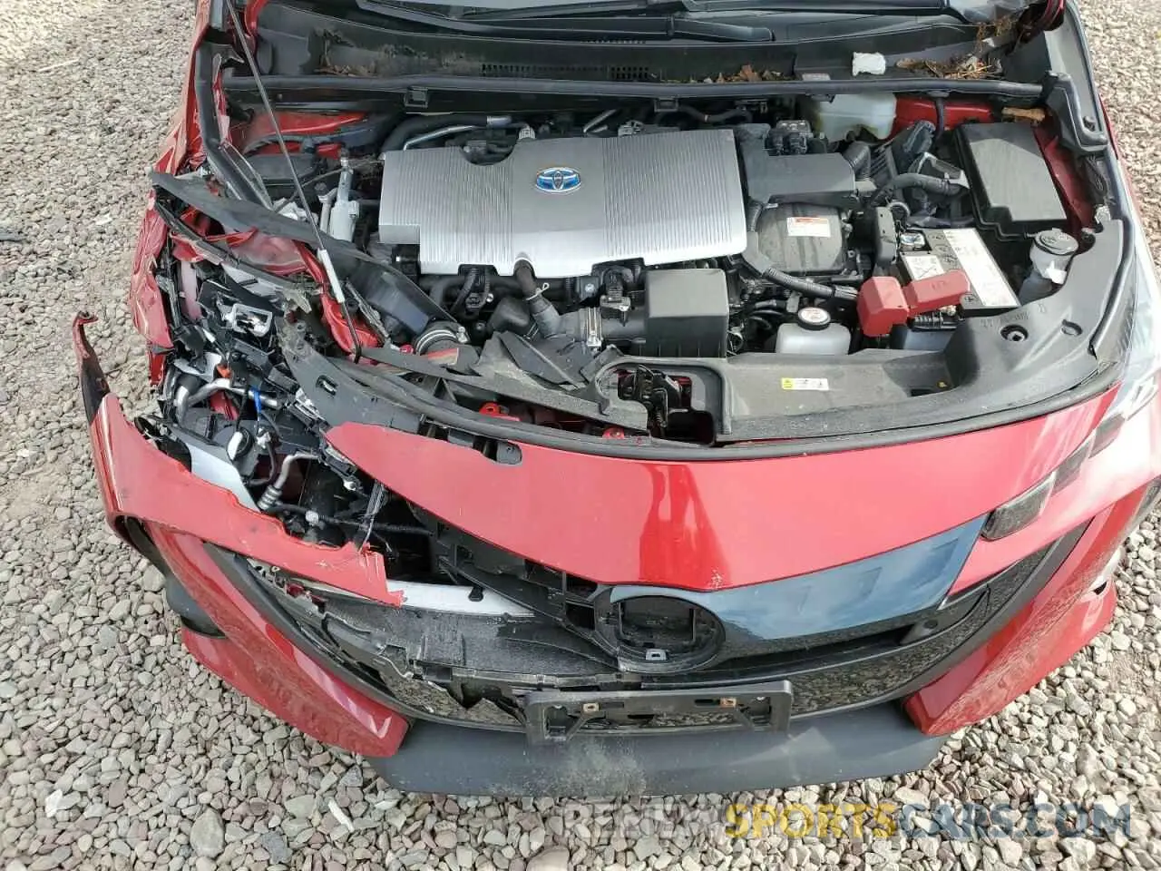 11 fotografías del automóvil dañado JTDKAMFP6N3204258 TOYOTA PRIUS 2022