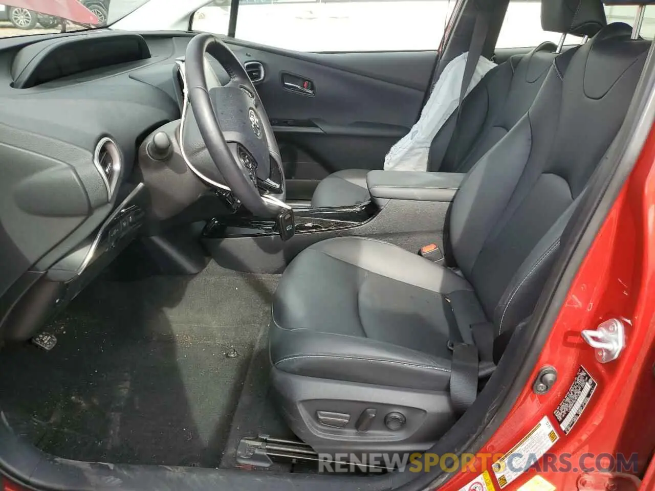 7 fotografías del automóvil dañado JTDKAMFP6N3204258 TOYOTA PRIUS 2022