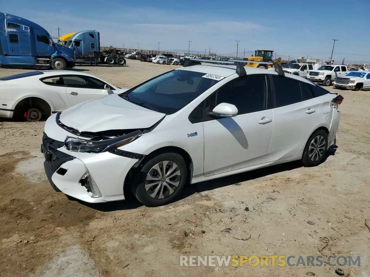 1 fotografías del automóvil dañado JTDKAMFP6N3212148 TOYOTA PRIUS 2022