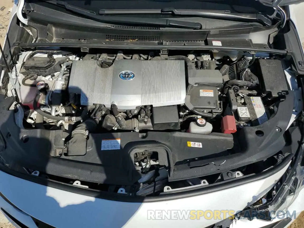 13 fotografías del automóvil dañado JTDKAMFP6N3212148 TOYOTA PRIUS 2022
