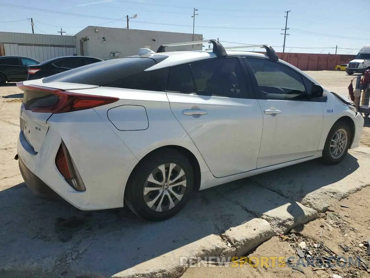 3 fotografías del automóvil dañado JTDKAMFP6N3212148 TOYOTA PRIUS 2022