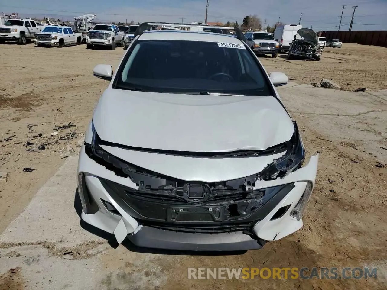 5 fotografías del automóvil dañado JTDKAMFP6N3212148 TOYOTA PRIUS 2022