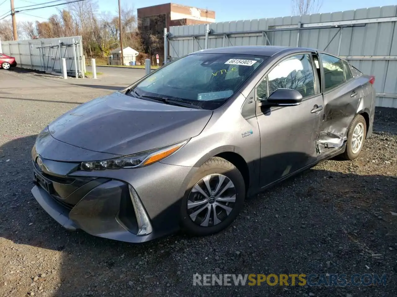 1 fotografías del automóvil dañado JTDKAMFP7N3212417 TOYOTA PRIUS 2022