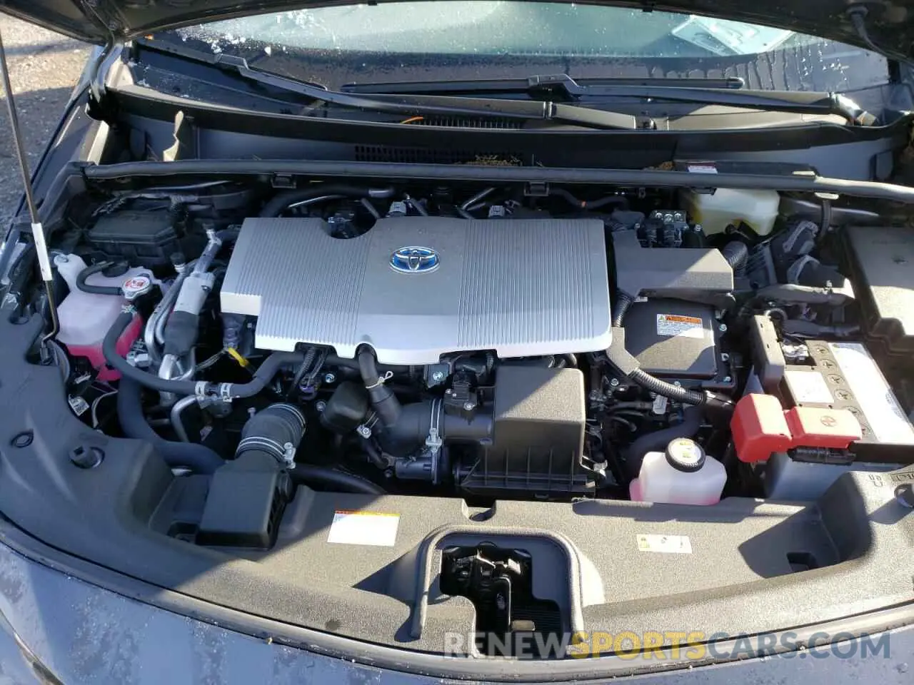 11 fotografías del automóvil dañado JTDKAMFP7N3212417 TOYOTA PRIUS 2022