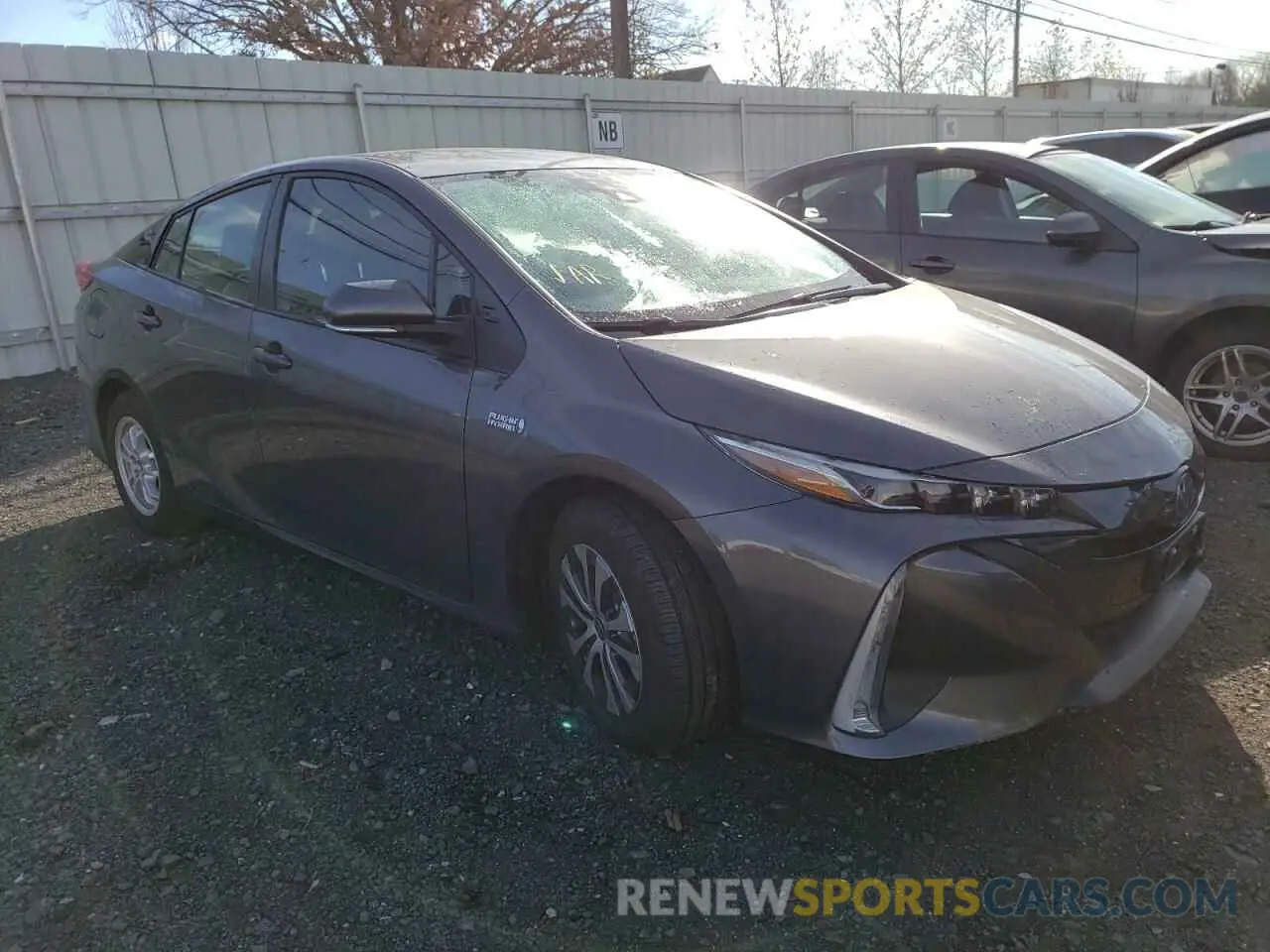 4 fotografías del automóvil dañado JTDKAMFP7N3212417 TOYOTA PRIUS 2022