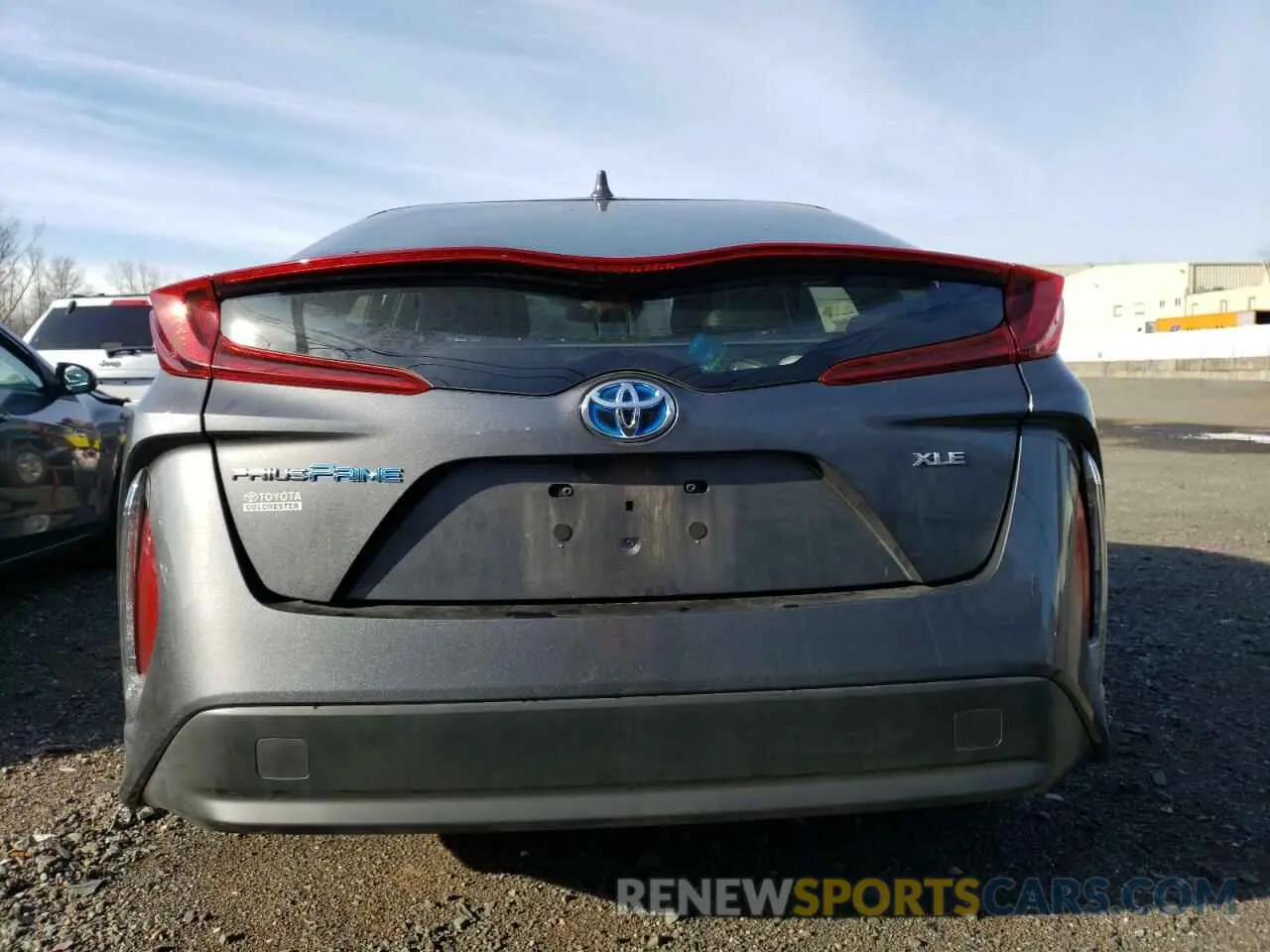 6 fotografías del automóvil dañado JTDKAMFP7N3212417 TOYOTA PRIUS 2022
