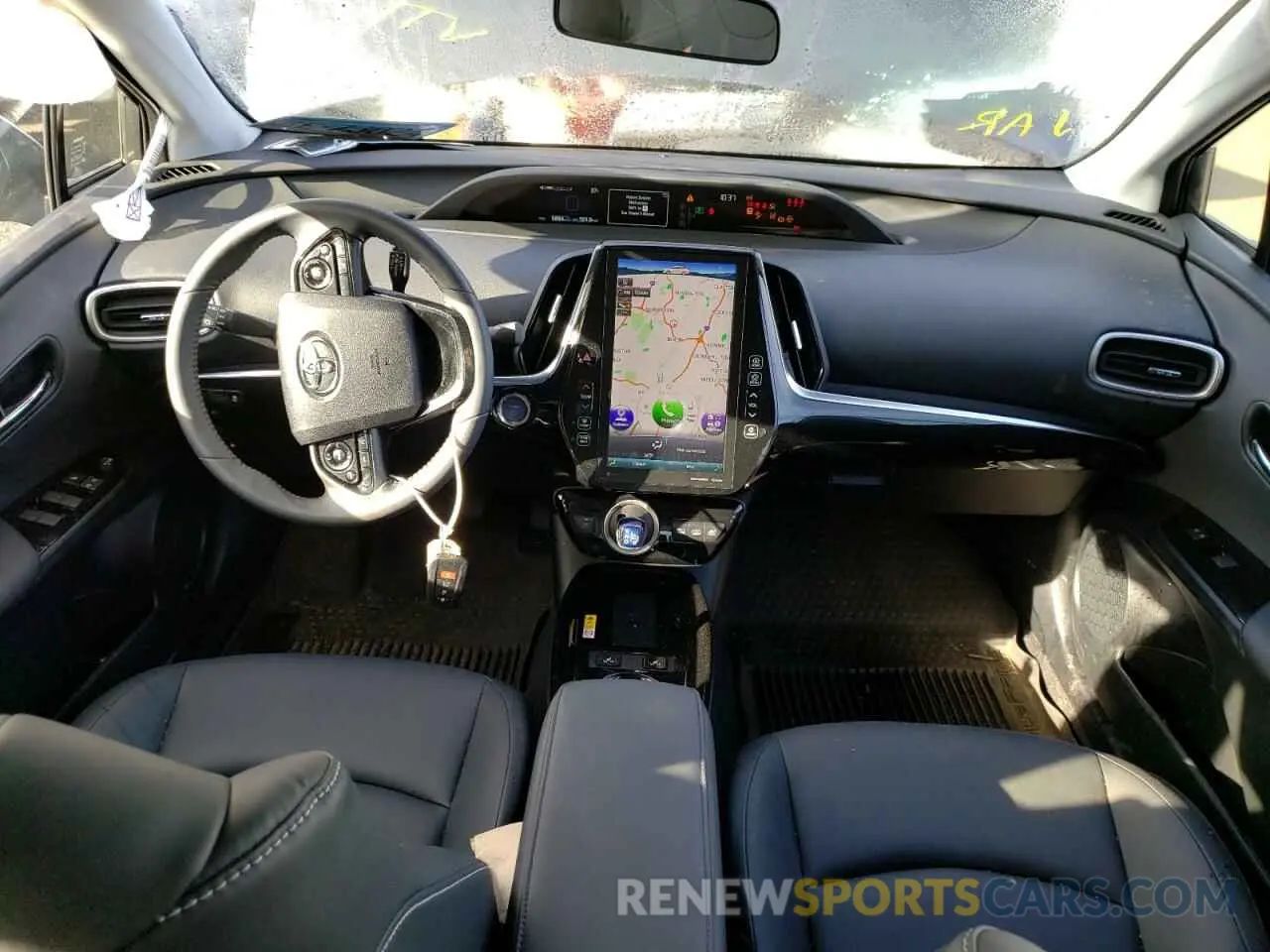 8 fotografías del automóvil dañado JTDKAMFP7N3212417 TOYOTA PRIUS 2022
