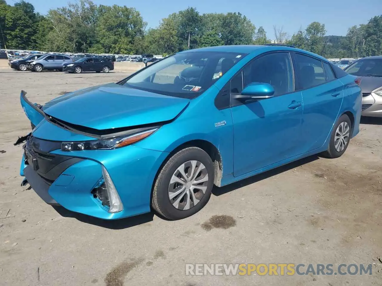 1 fotografías del automóvil dañado JTDKAMFP7N3217360 TOYOTA PRIUS 2022