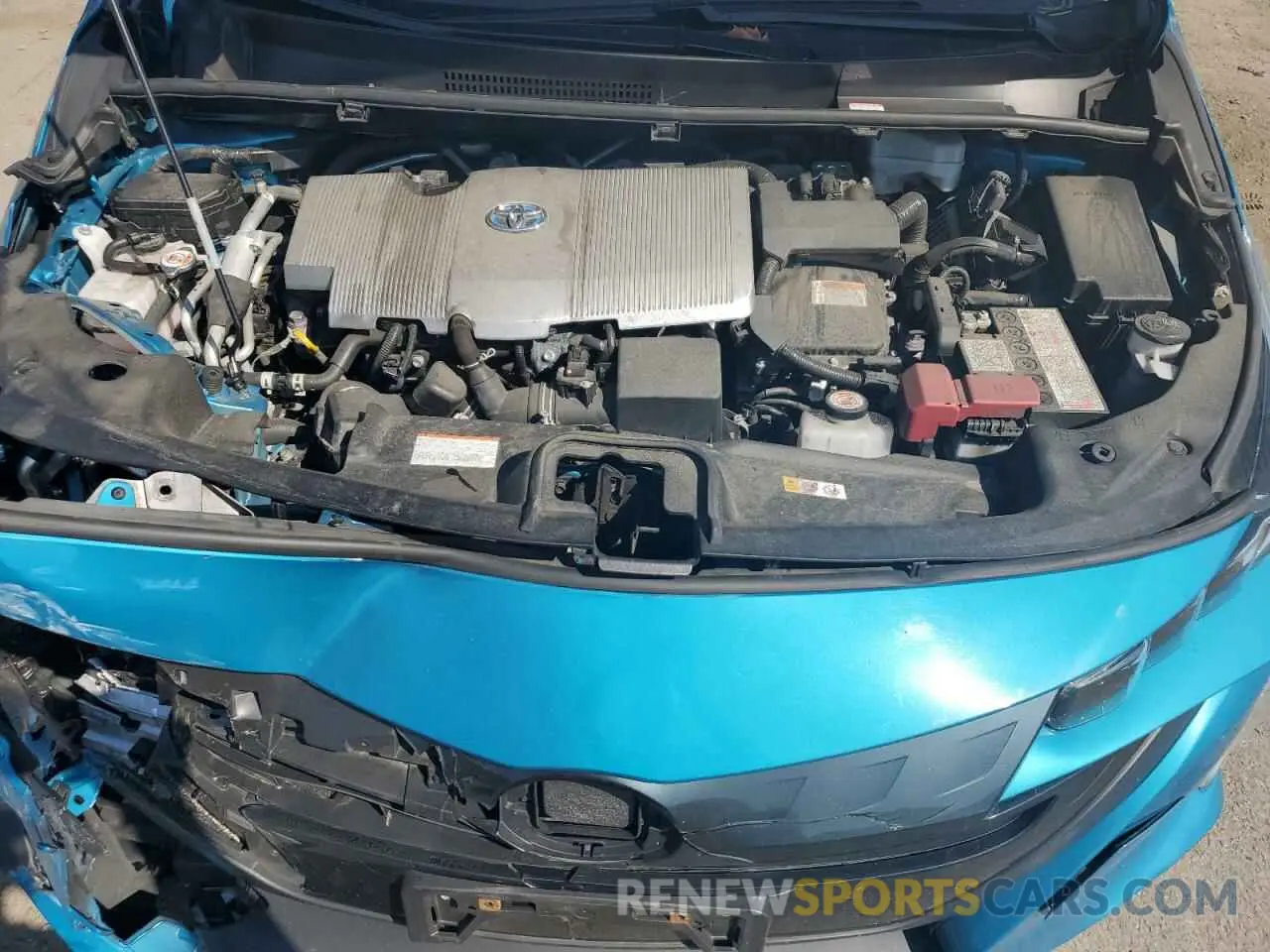 11 fotografías del automóvil dañado JTDKAMFP7N3217360 TOYOTA PRIUS 2022