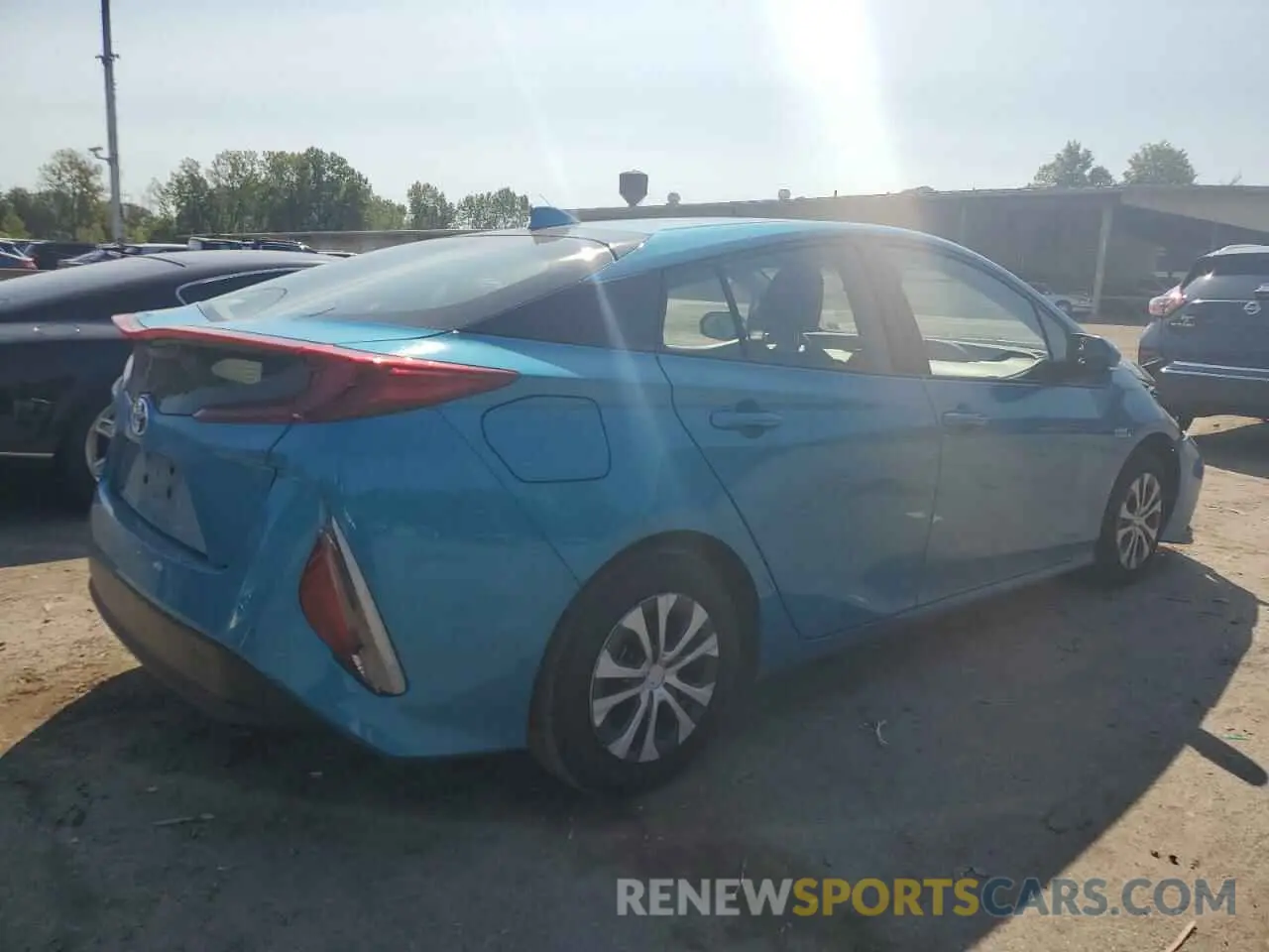 3 fotografías del automóvil dañado JTDKAMFP7N3217360 TOYOTA PRIUS 2022
