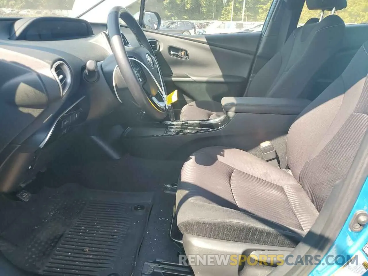 7 fotografías del automóvil dañado JTDKAMFP7N3217360 TOYOTA PRIUS 2022