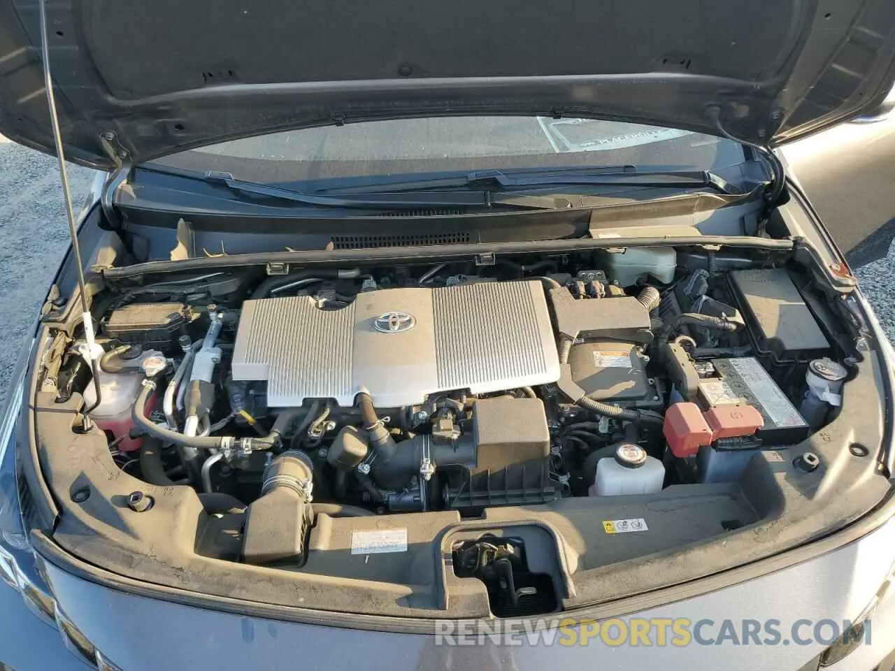 11 fotografías del automóvil dañado JTDKAMFP8N3212152 TOYOTA PRIUS 2022
