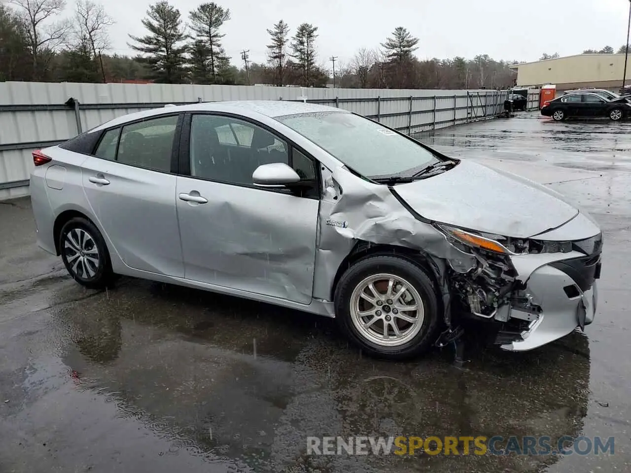 4 fotografías del automóvil dañado JTDKAMFP8N3224673 TOYOTA PRIUS 2022