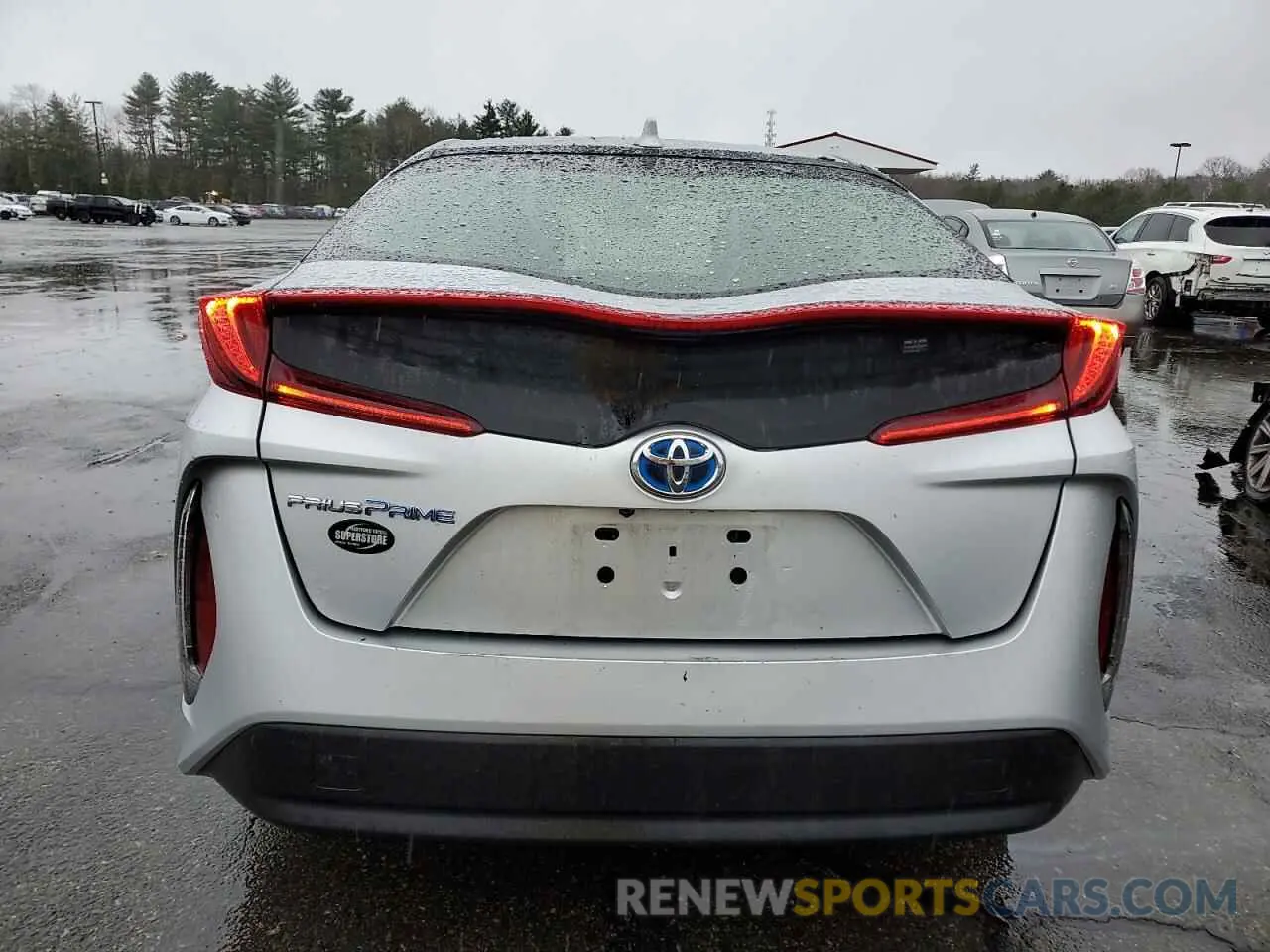 6 fotografías del automóvil dañado JTDKAMFP8N3224673 TOYOTA PRIUS 2022