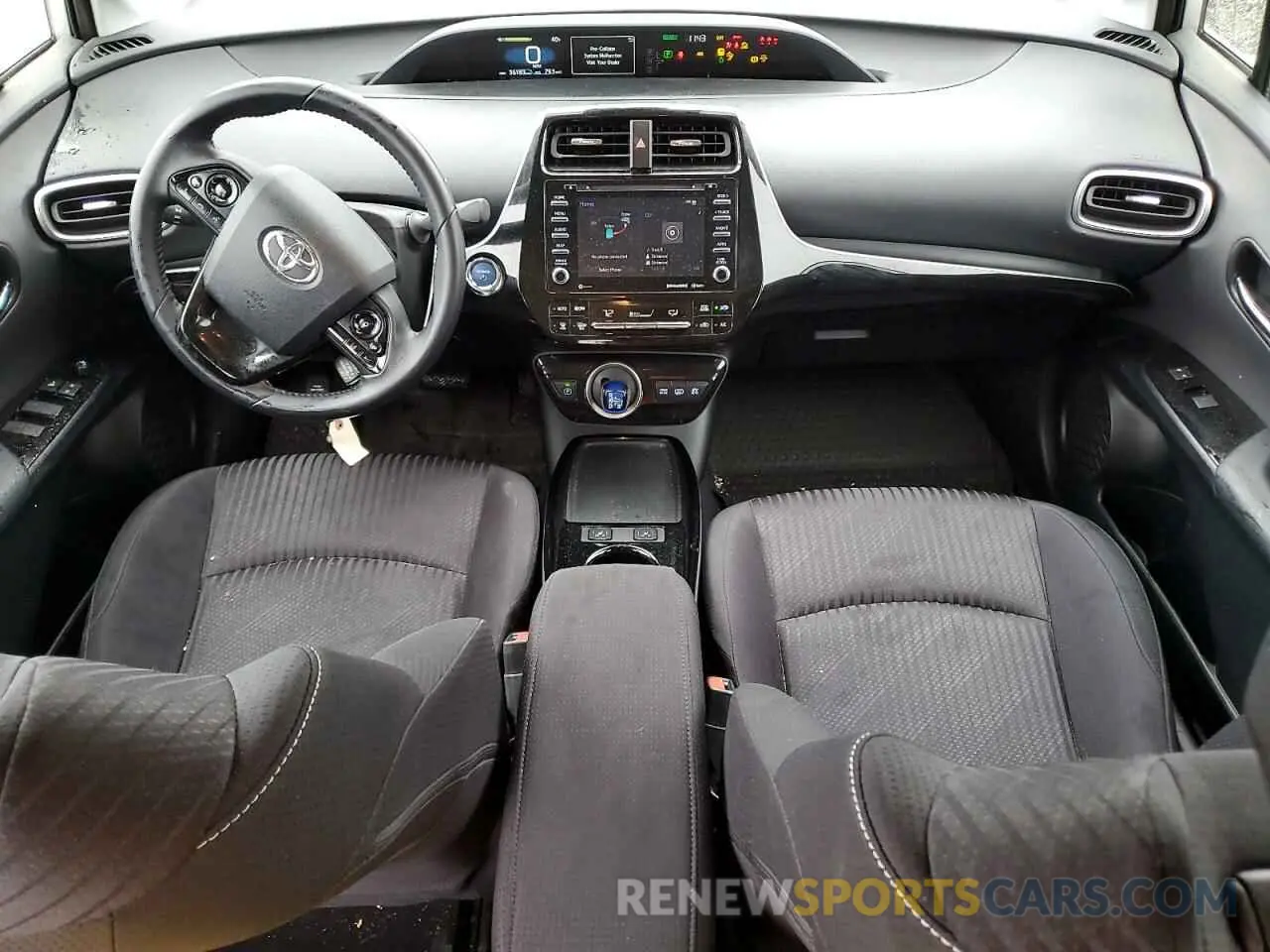 8 fotografías del automóvil dañado JTDKAMFP8N3224673 TOYOTA PRIUS 2022