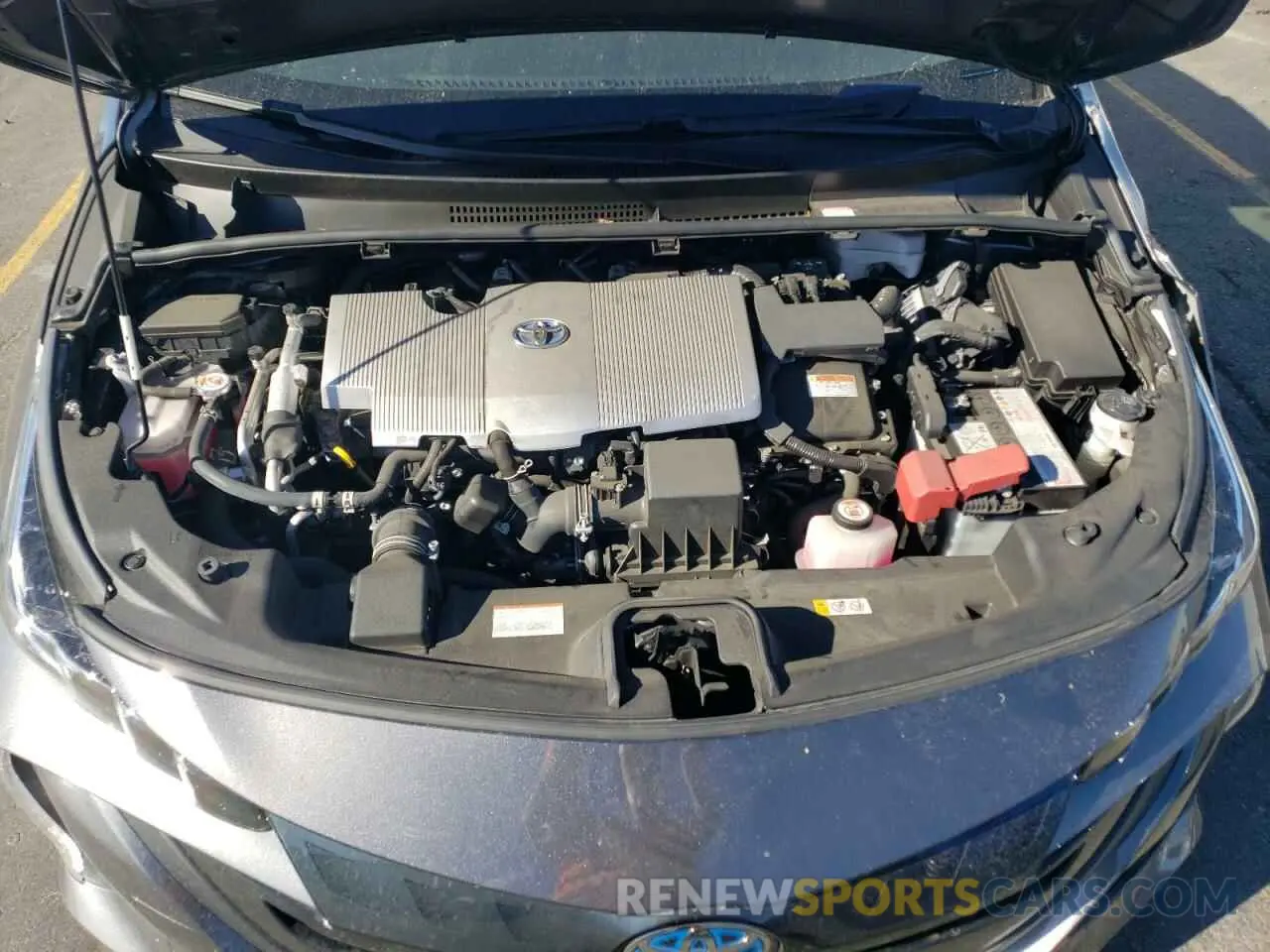11 fotografías del automóvil dañado JTDKAMFP9N3219580 TOYOTA PRIUS 2022