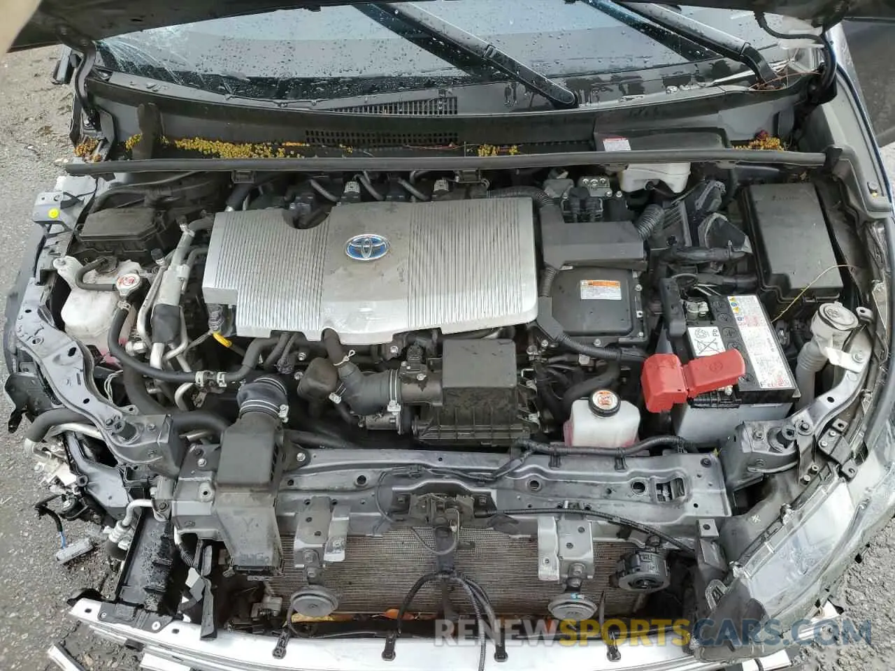 11 fotografías del automóvil dañado JTDKAMFP9N3219840 TOYOTA PRIUS 2022