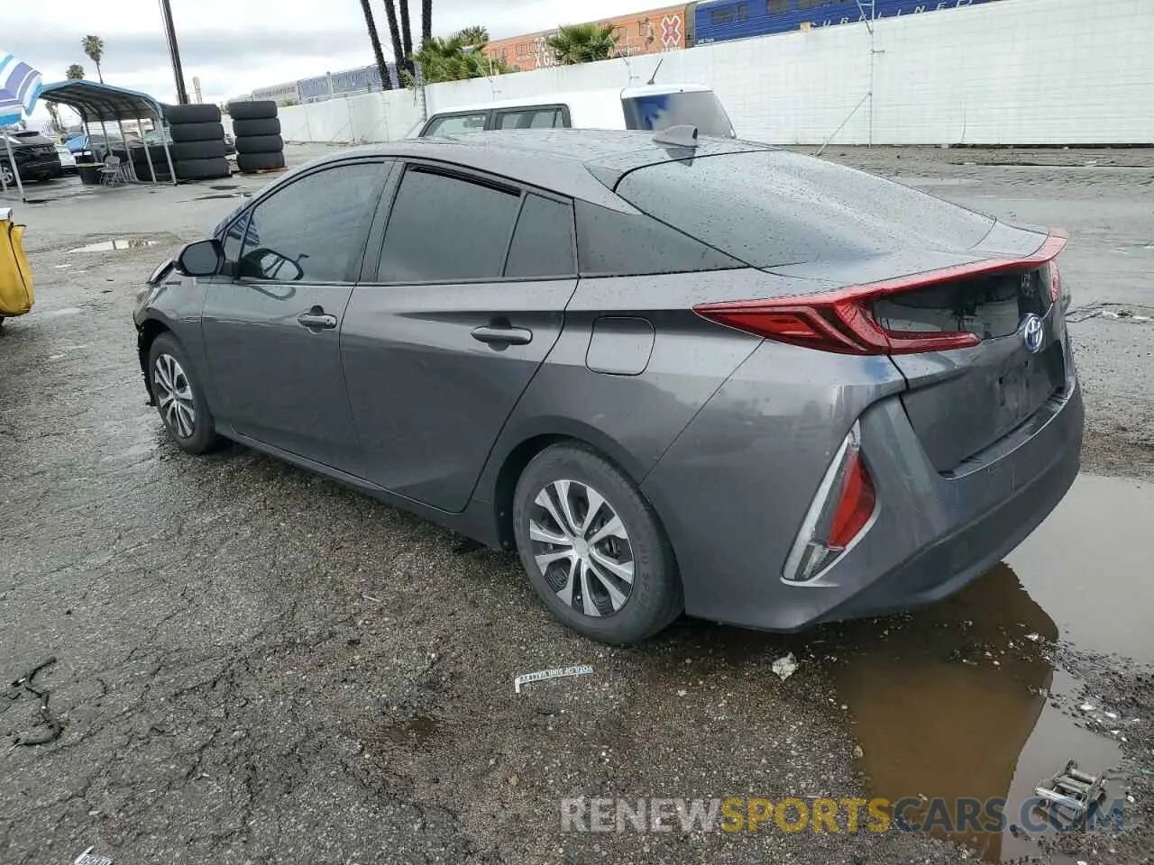 2 fotografías del automóvil dañado JTDKAMFP9N3219840 TOYOTA PRIUS 2022