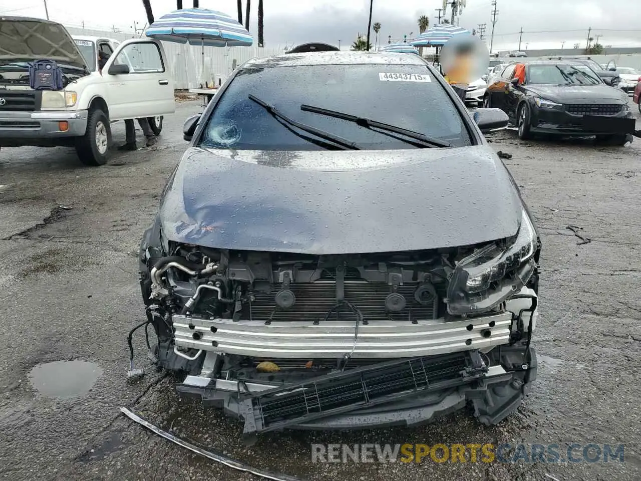 5 fotografías del automóvil dañado JTDKAMFP9N3219840 TOYOTA PRIUS 2022