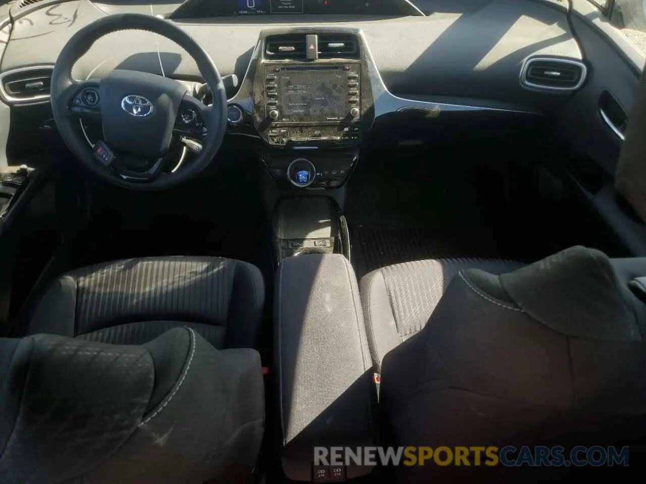 8 fotografías del automóvil dañado JTDKAMFP9N3221166 TOYOTA PRIUS 2022