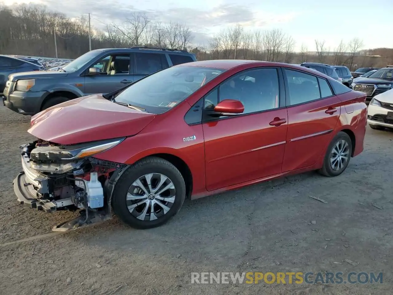 1 fotografías del automóvil dañado JTDKAMFP9N3227274 TOYOTA PRIUS 2022