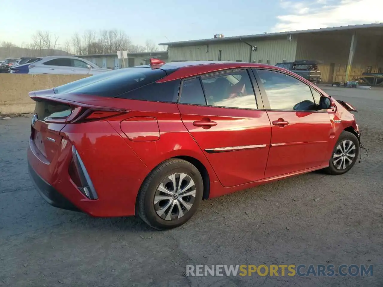 3 fotografías del automóvil dañado JTDKAMFP9N3227274 TOYOTA PRIUS 2022