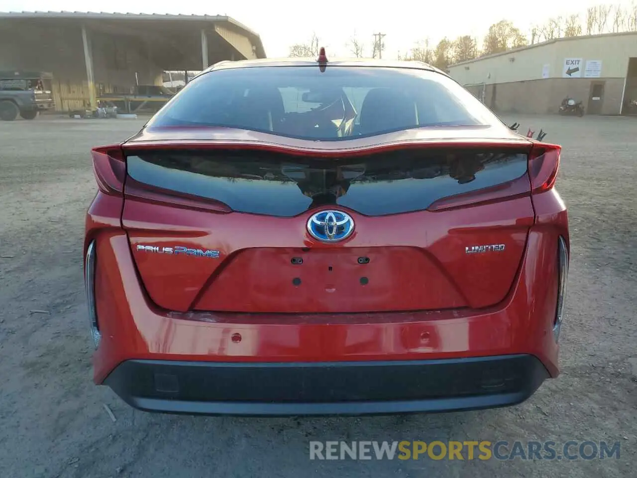 6 fotografías del automóvil dañado JTDKAMFP9N3227274 TOYOTA PRIUS 2022