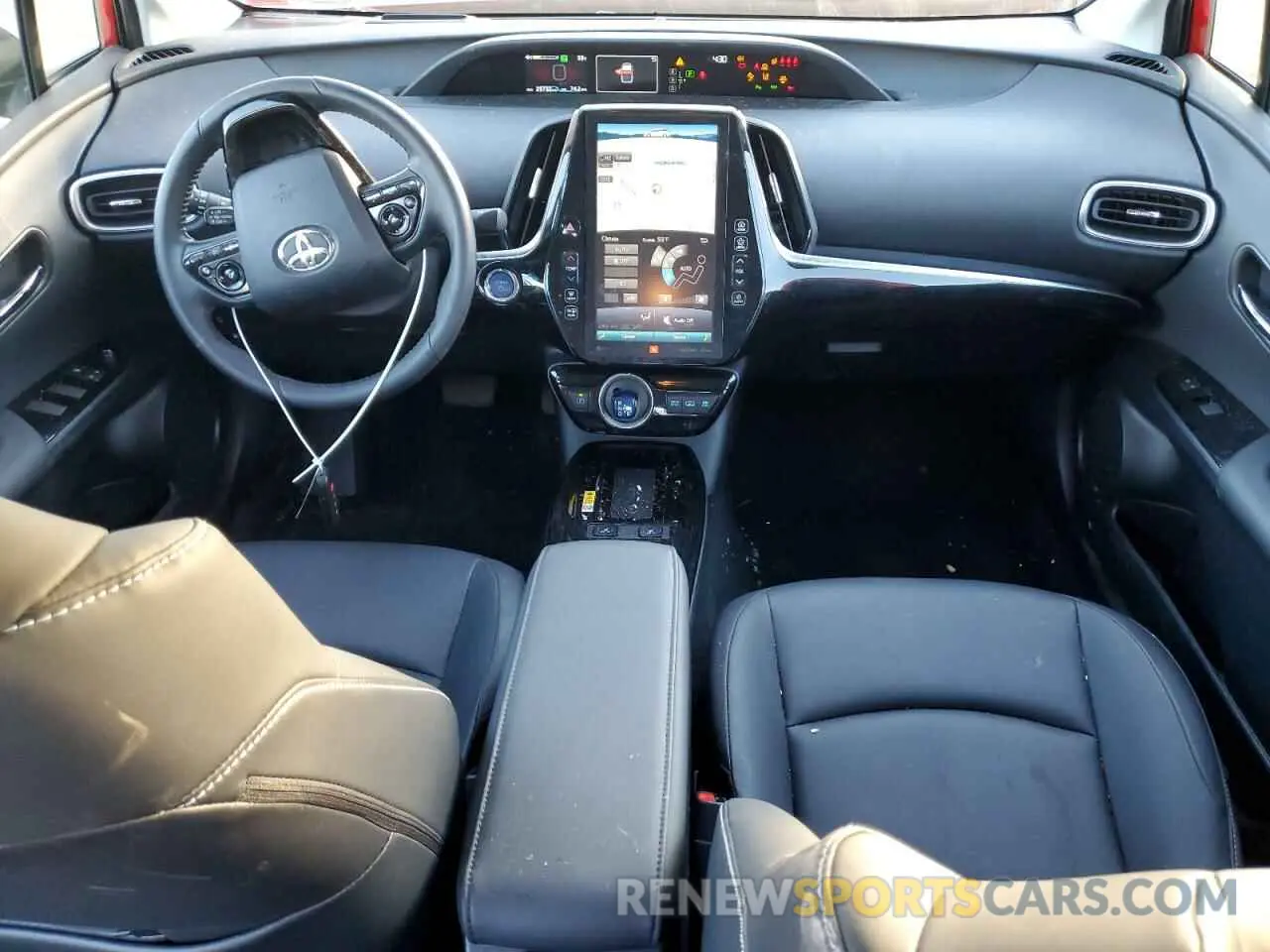 8 fotografías del automóvil dañado JTDKAMFP9N3227274 TOYOTA PRIUS 2022