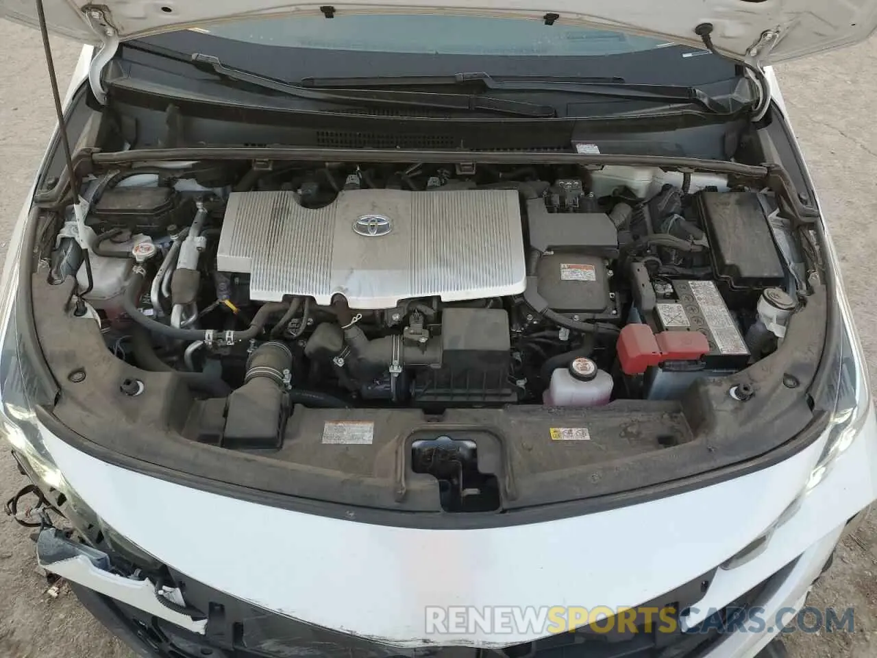 11 fotografías del automóvil dañado JTDKAMFPXN3199680 TOYOTA PRIUS 2022